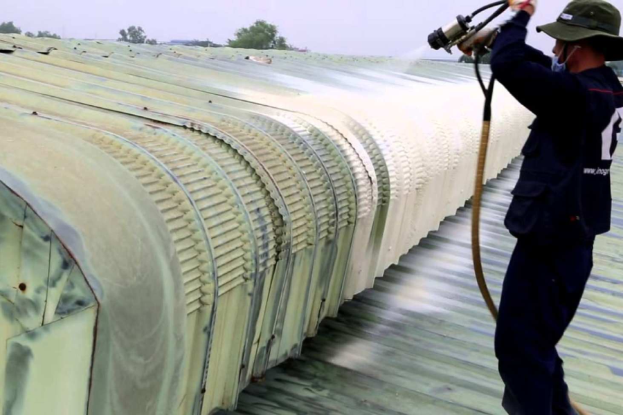 Công nghệ phun Foam cách nhiệt hiện đại