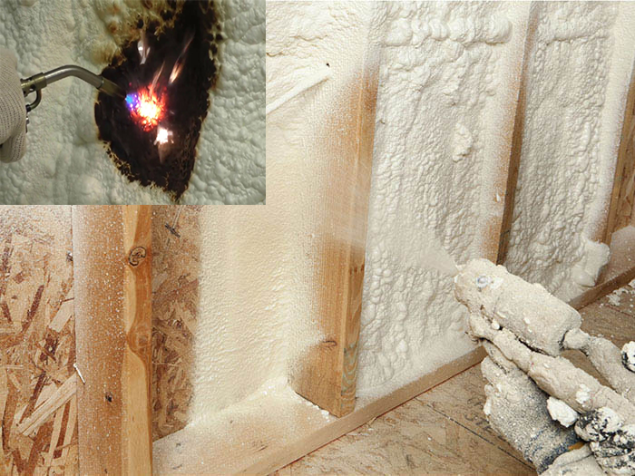 Thi công foam chống cháy